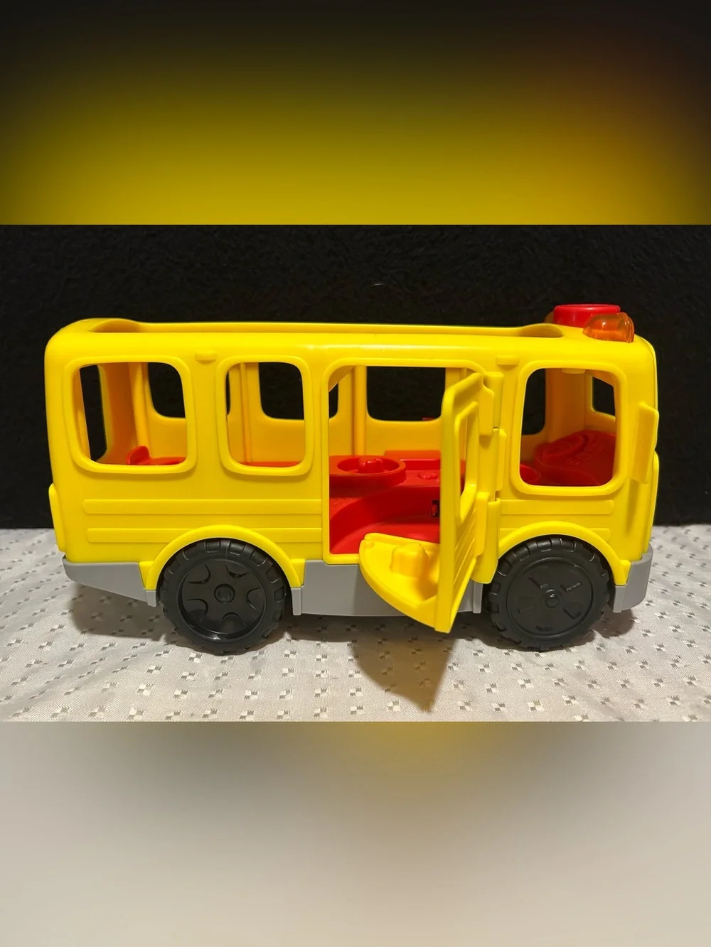 Fisher Price Little People Sit With Me School Bus Toy Figures Collection Works